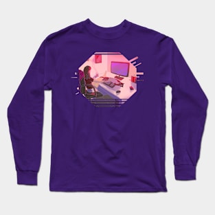 Cosy computer time Long Sleeve T-Shirt